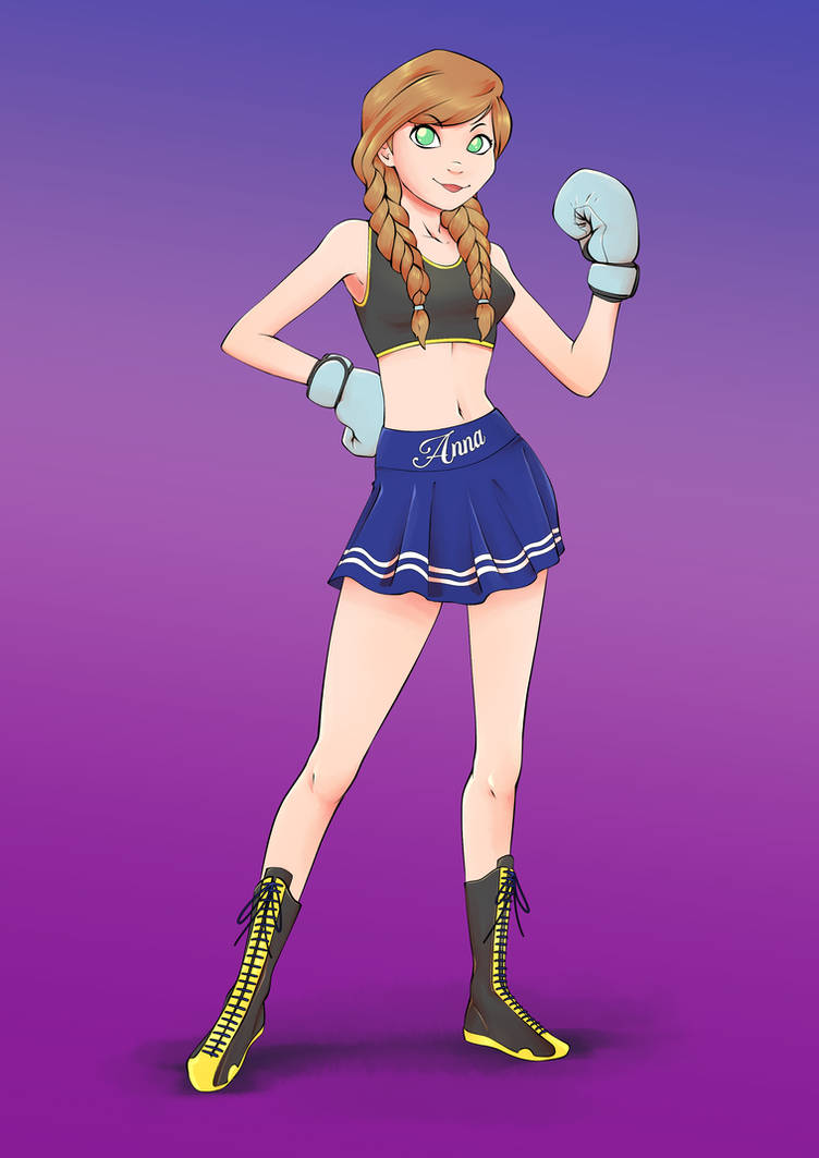 Anna Renderer Boxing Boxer Anna default by Thuarts by MasterSaruwatari on DeviantArt