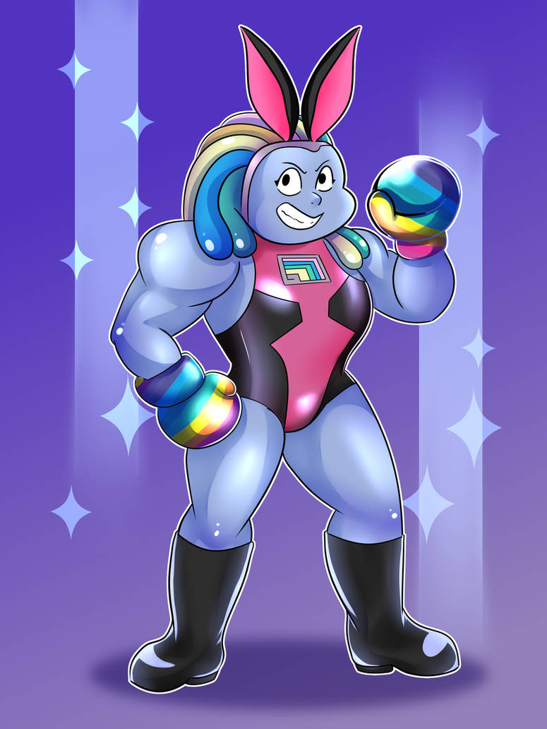 Anthro Rabbit Boxer Bunny Boxer Bismuth by MasterSaruwatari on DeviantArt