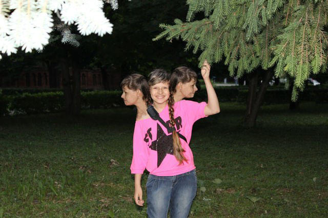 Three-headed girl. by MiG-15 on DeviantArt