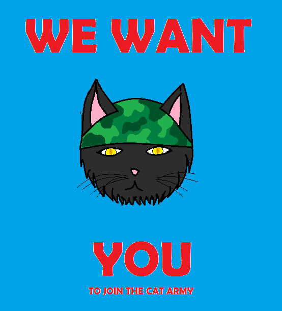 We want you to join the cat army.