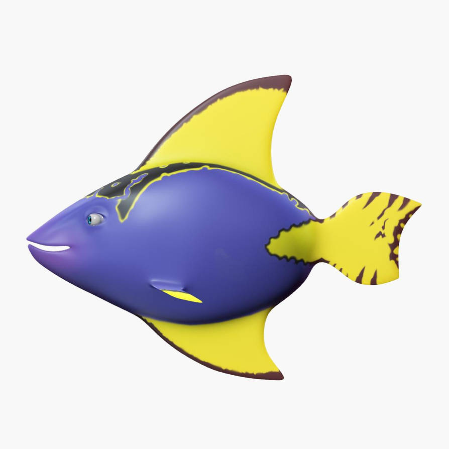 Cartoon Fish 3d model by gin3d on DeviantArt