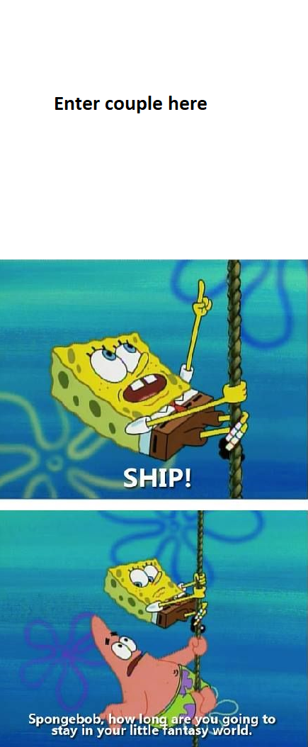 Spongebob ship meme