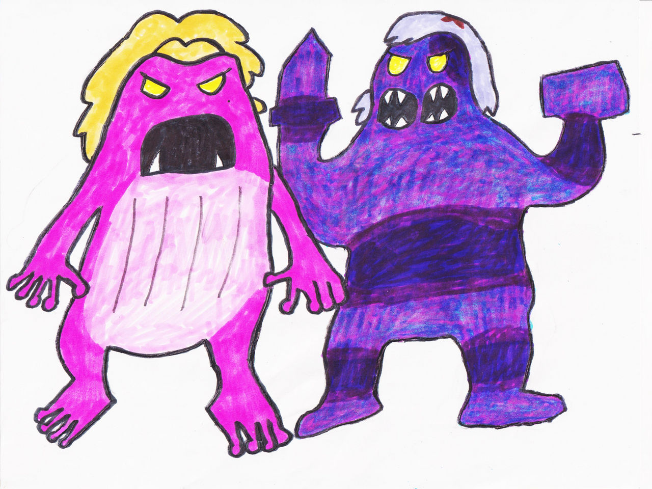 Monster Sasha vs Monster Amity by Bry-Guy-1996 on DeviantArt