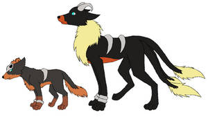 Ninetails Houndoom crossbreed