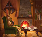 Cozy evening by TheAdventureDragon