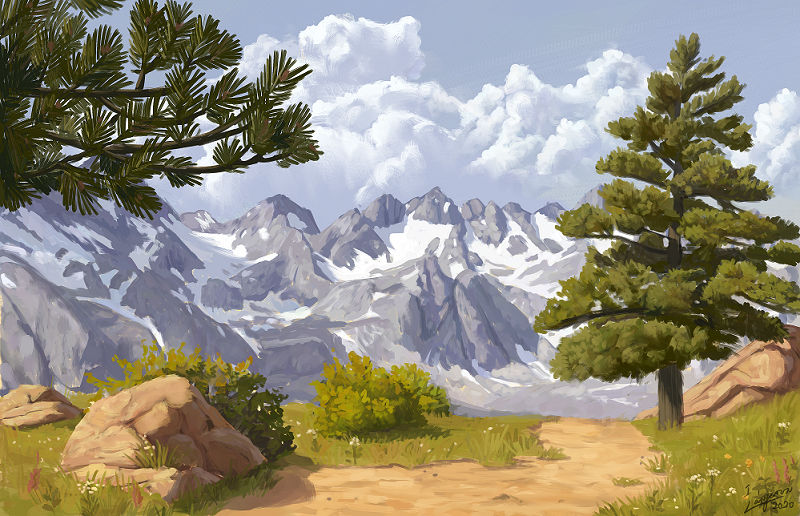 Landscape by TheAdventureDragon on DeviantArt