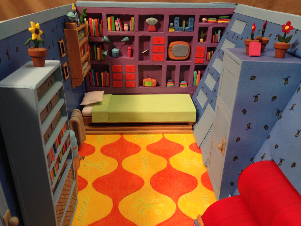 Hey Arnold Arnold S Room Miniature Diorama By Lexc7 On