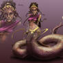 Female Serpentine Mates Concept Art: Dahlia