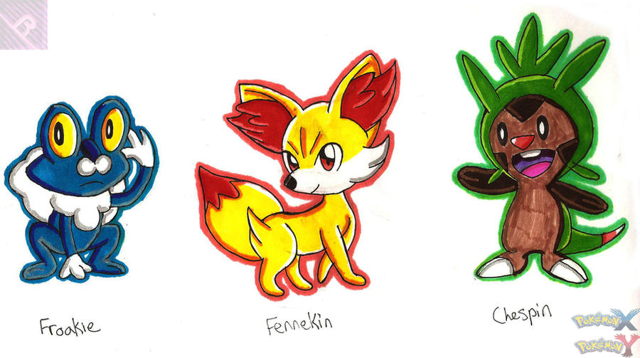 Pokemon- Gen 6 X and Y Starters!