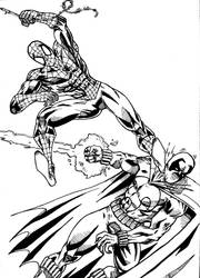 Spiderman vs. Prowler 2013 - remake of my old pic