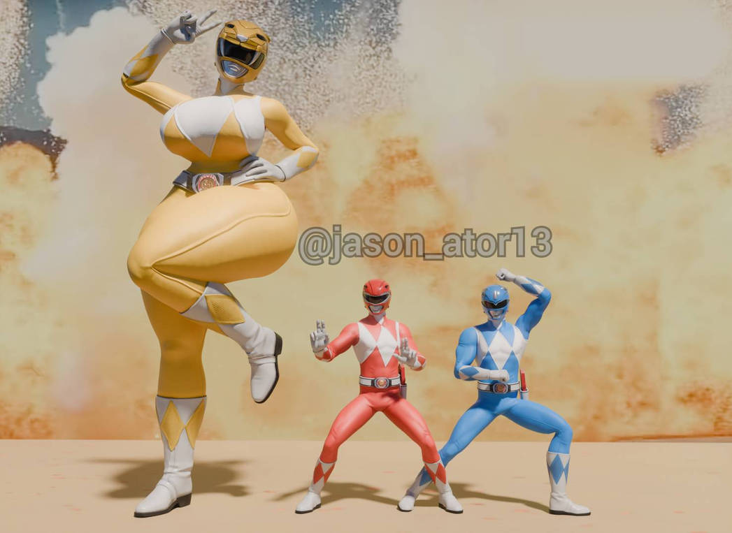 Power Ranger Dynamic Poses Power ranger pose by jasonmasterr2 on DeviantArt