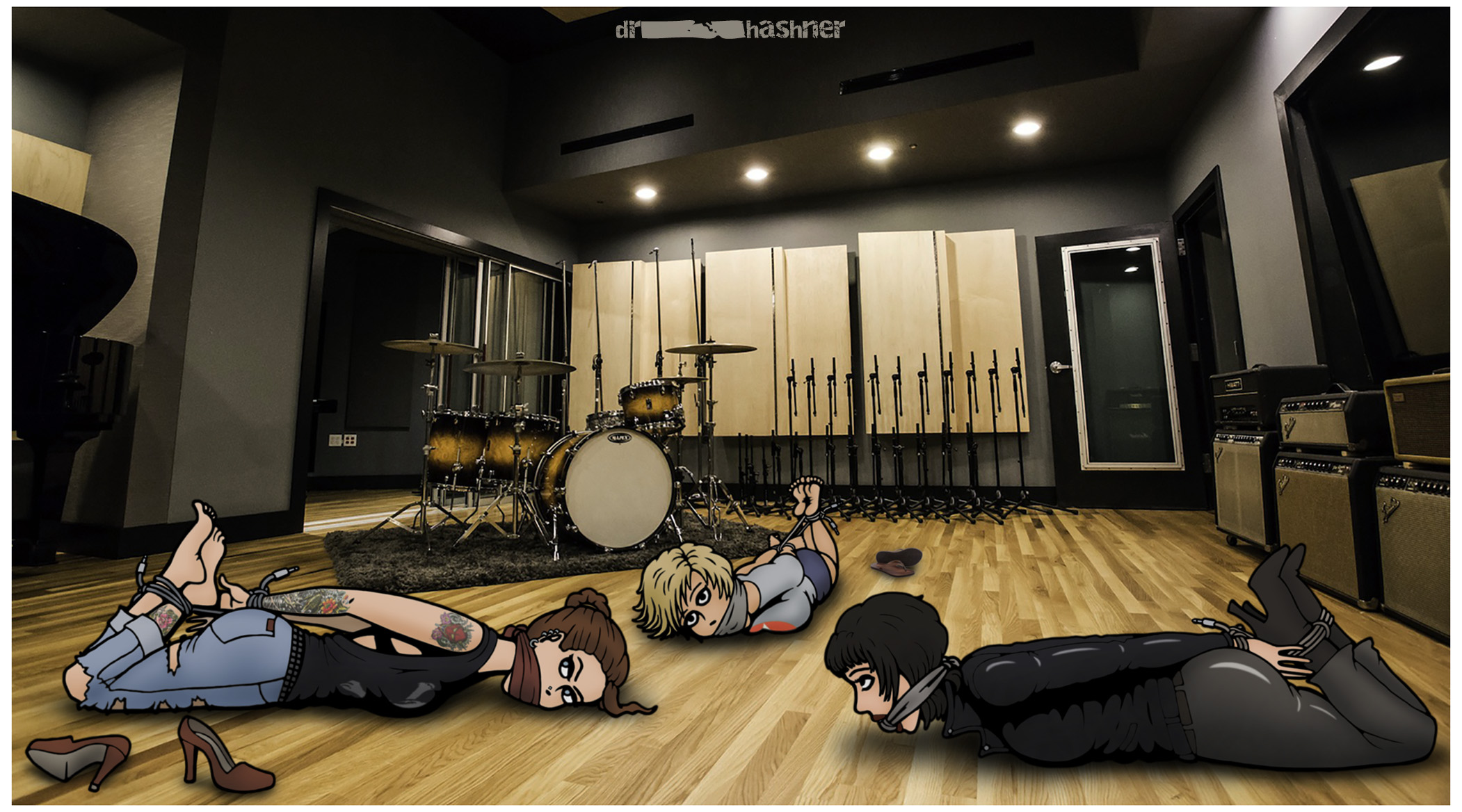 Studnine Deviantart Commission - Quiet day in the studio by drhashner on DeviantArt