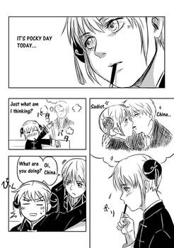 Let's play pocky game! pg.1