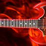 Flaming Guitar