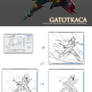 GATOTKACA - step by step