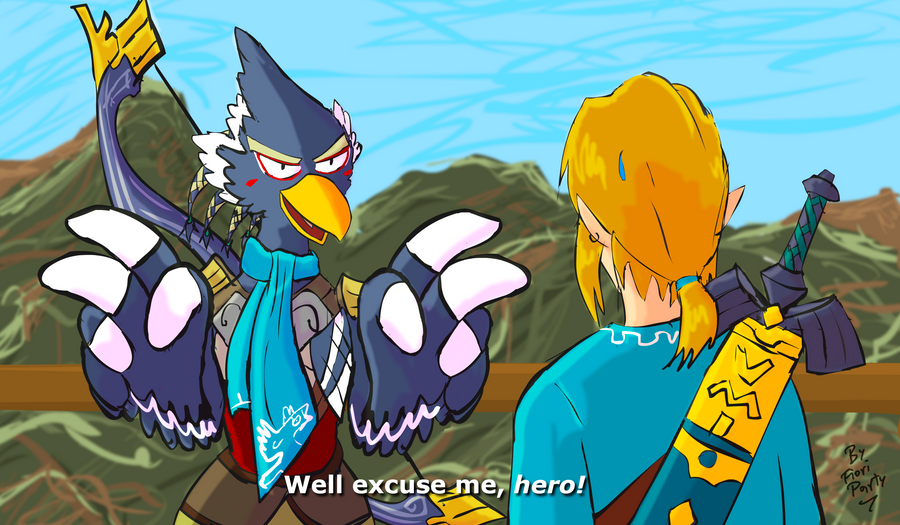 Tloz Ravali TLOZ: Breath of the wild - Revali by fiori-party on DeviantArt