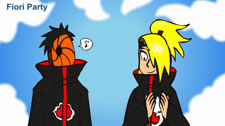 Tobi and Deidara by fiori-party