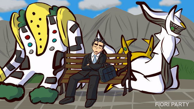 (POKEMON) Larry, Arceus and Regigigas