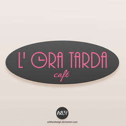 L'ORA TARDA Cafe' logo