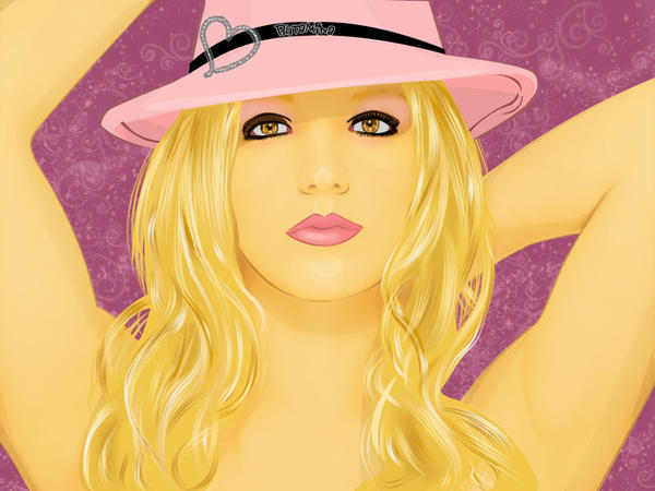 Purple Britney Spears