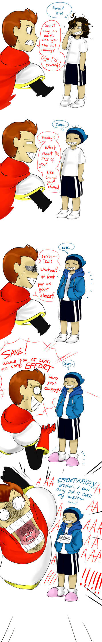 Undertale- HUMAN shortcomic: Sans the Troll