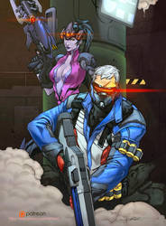 Soldier 76 - Widow Maker - Overwatch