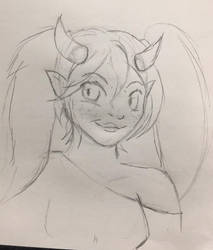 Halfling-Tiefling Sketch