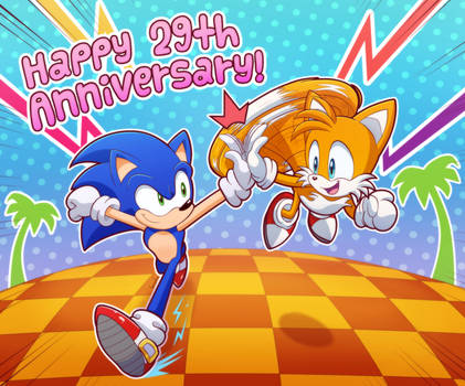 . : Happy 29th Anniversary, Sonic! : .