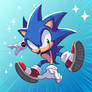 . : The Blue Blur (Sonic Frontiers Redraw) : .