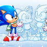 . : Snow Buddies! : . (Sonic and Tails)