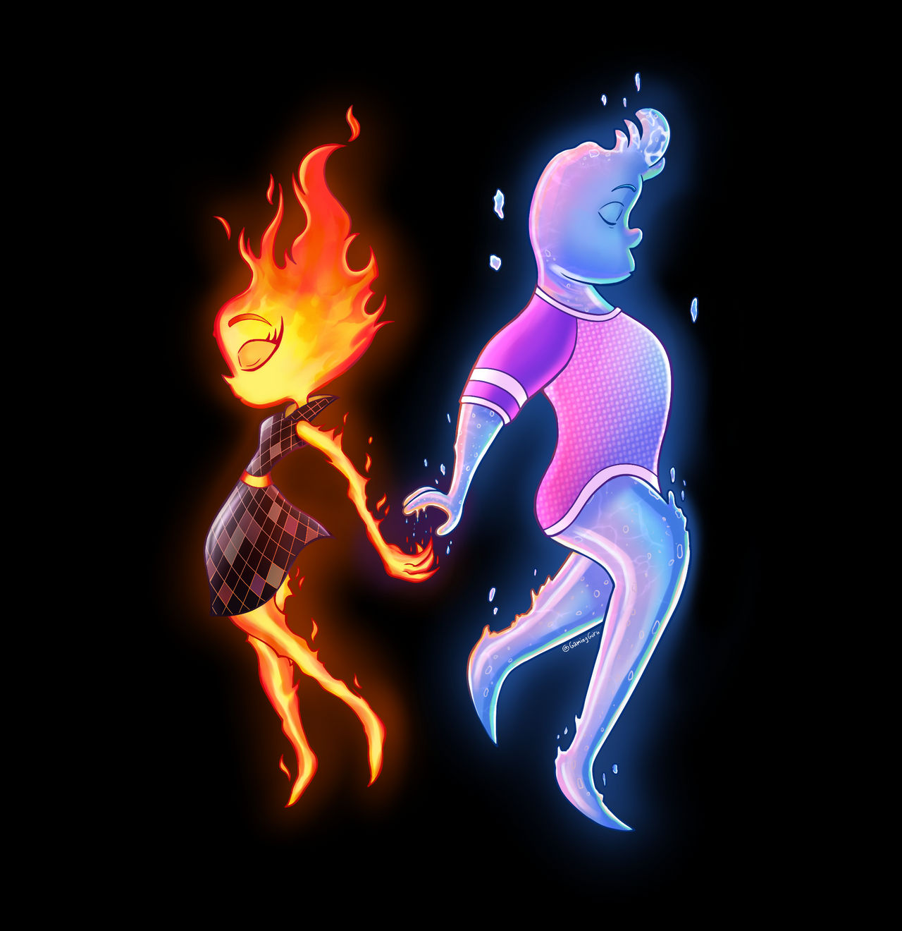 Ember and Wade (Elemental) : by GamingGoru on DeviantArt Ember and Wade (Elemental) : by GamingGoru on DeviantArt