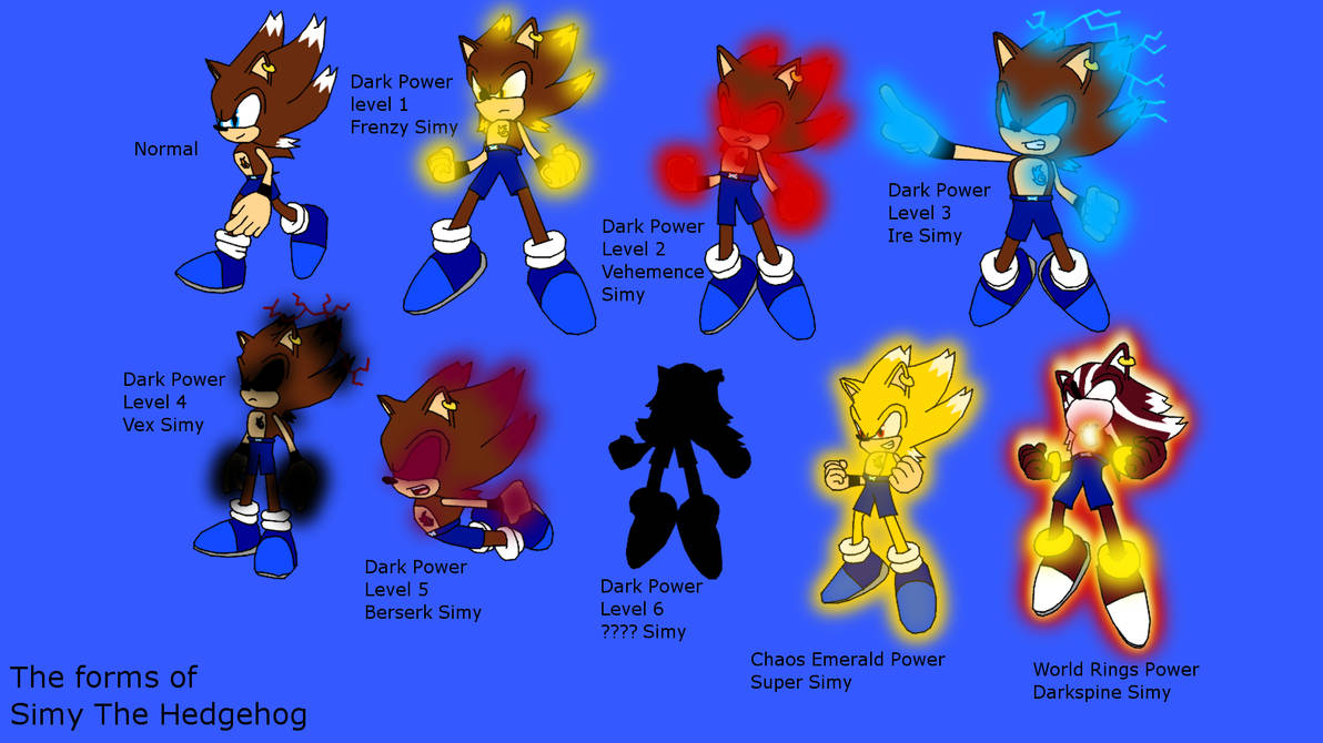 Name Simy The forms of Simy The Hedgehog by SimyTheHedgehog on DeviantArt