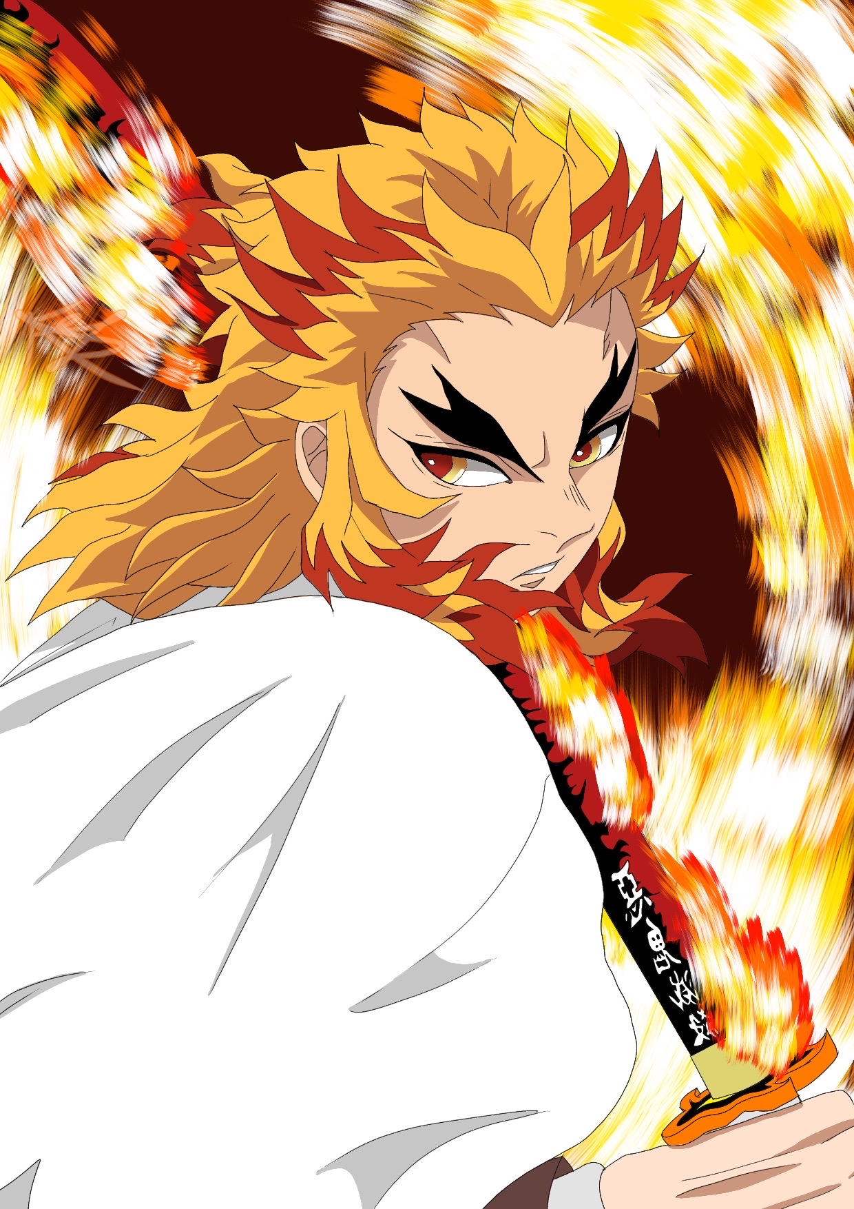 Kyojuro rengoku|Flame hashira | by ShadowDS8002 on DeviantArt