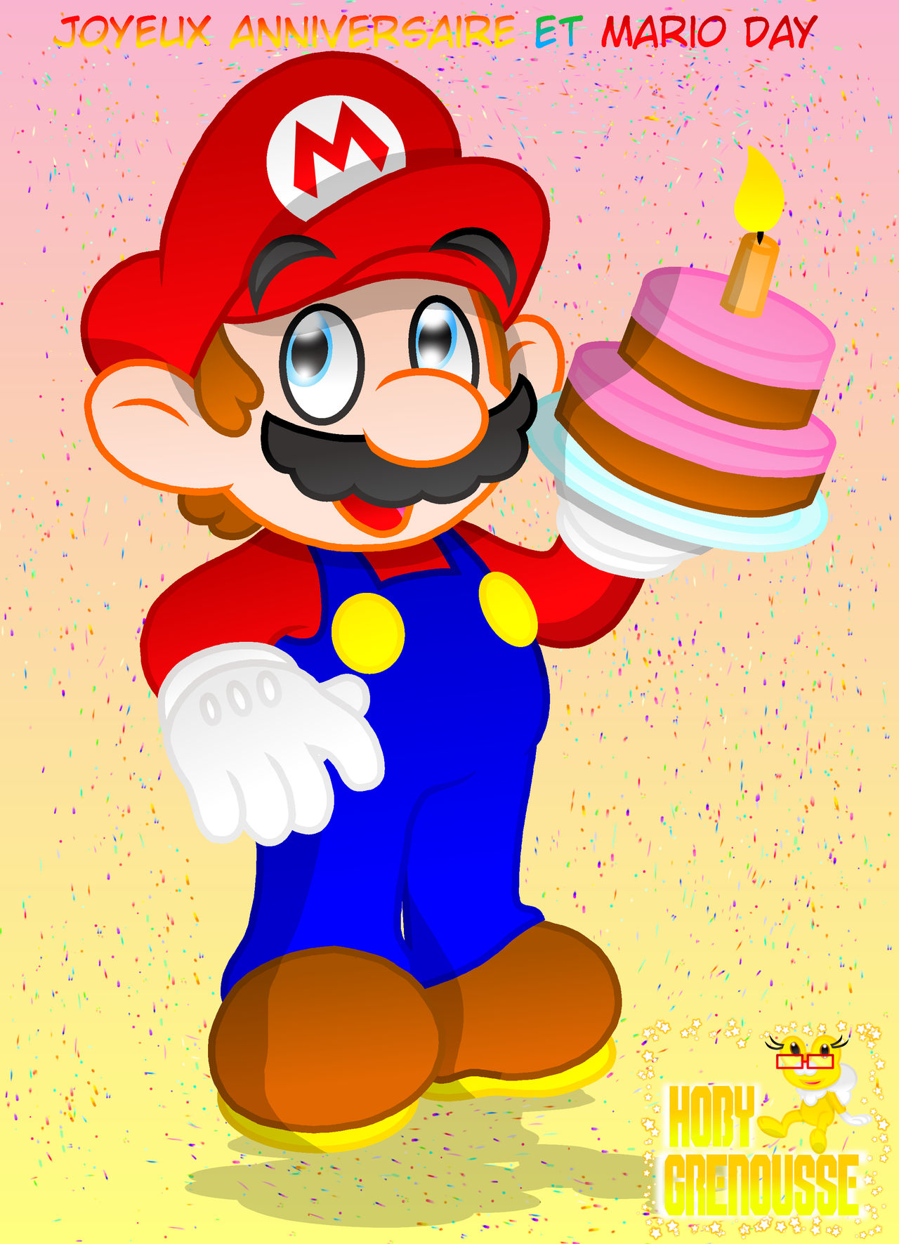 Joyeux Anniversaire Et Mario Day By Hobygrenousse On Deviantart Joyeux Anniversaire Et Mario Day By Hobygrenousse On Deviantart