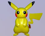 .:Pikachu 3D:. by HOBYGRENOUSSE