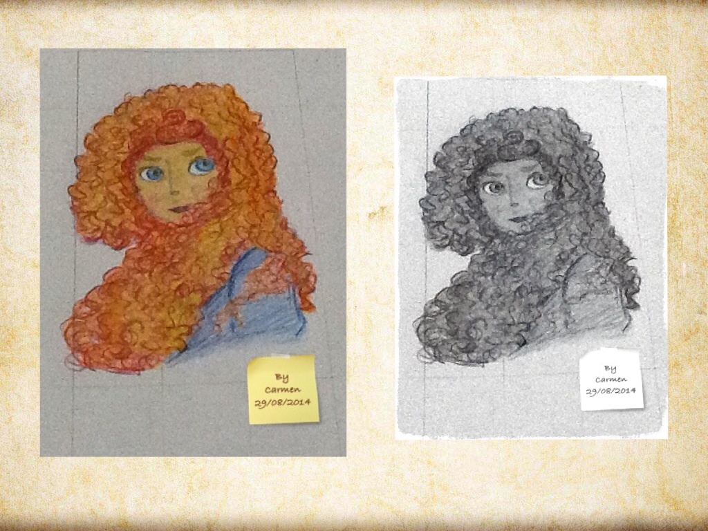 Merida, the girl with a bow and arrow!