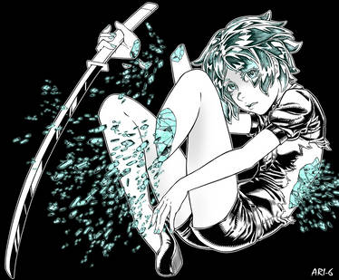 Phosphophyllite (Inktober)