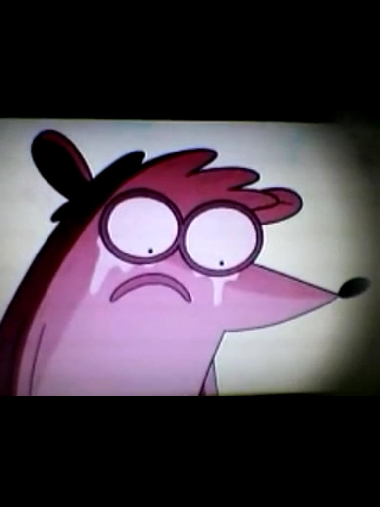 Rigby crying by RigbyShadow on DeviantArt