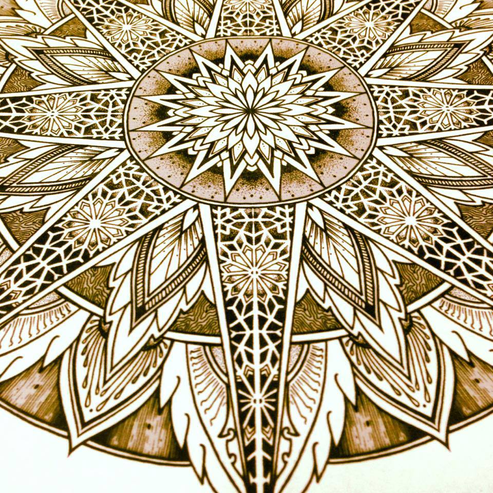 Solstice Mandala Project Day006