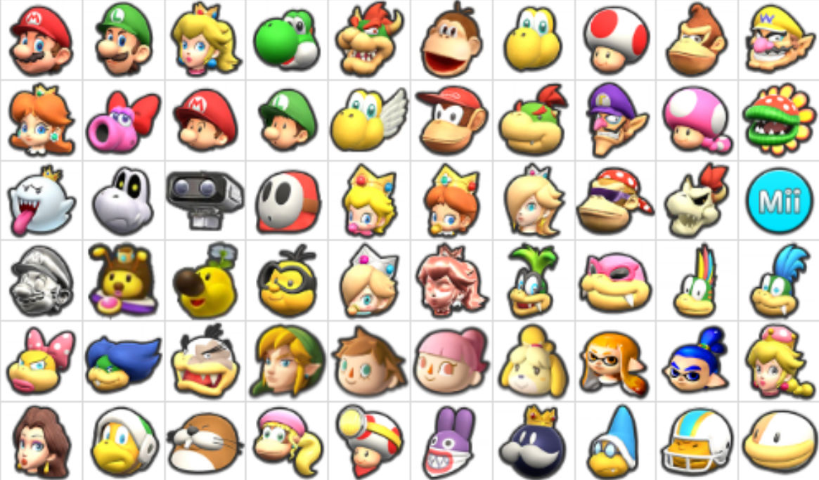 Mario Kart Characters by kimmychucart on DeviantArt