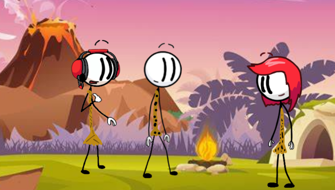 Stickmin Stone age by kimmychucart on DeviantArt