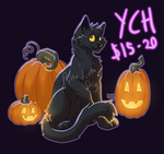 Cat and Pumpkins YCH [4 OPEN SLOTS]