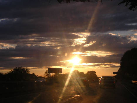 Highway Sunset