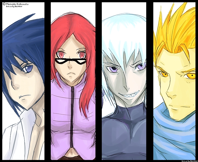 Naruto Shippuden Team Hawk By Azuteor On Deviantart Naruto Shippuden Team Hawk By Azuteor On Deviantart