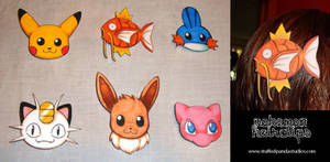 Pokemon Hairclips