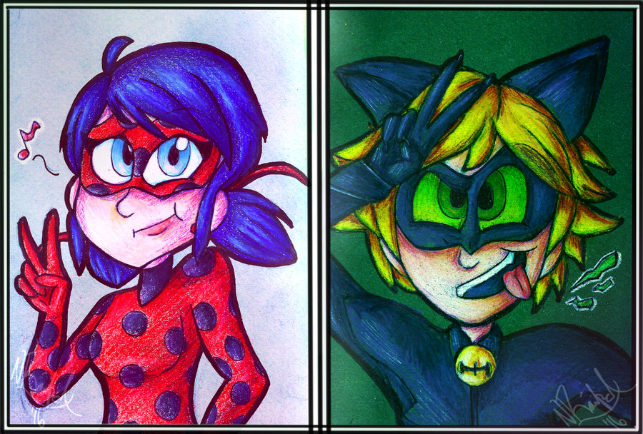 Ladybug and Chat Noir