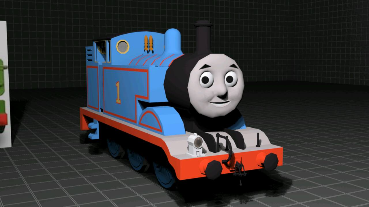 Thomas the Tank Engine 3D Model by RailwayHoss on DeviantArt