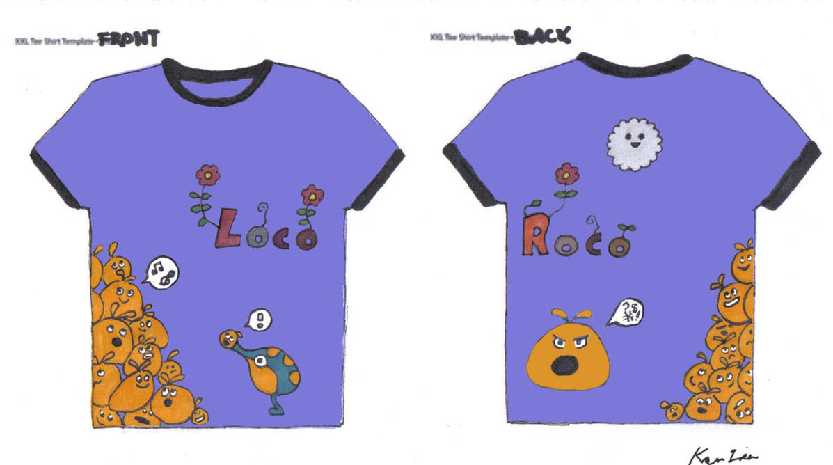 LocoRoco t-shirt design by icegoo on DeviantArt