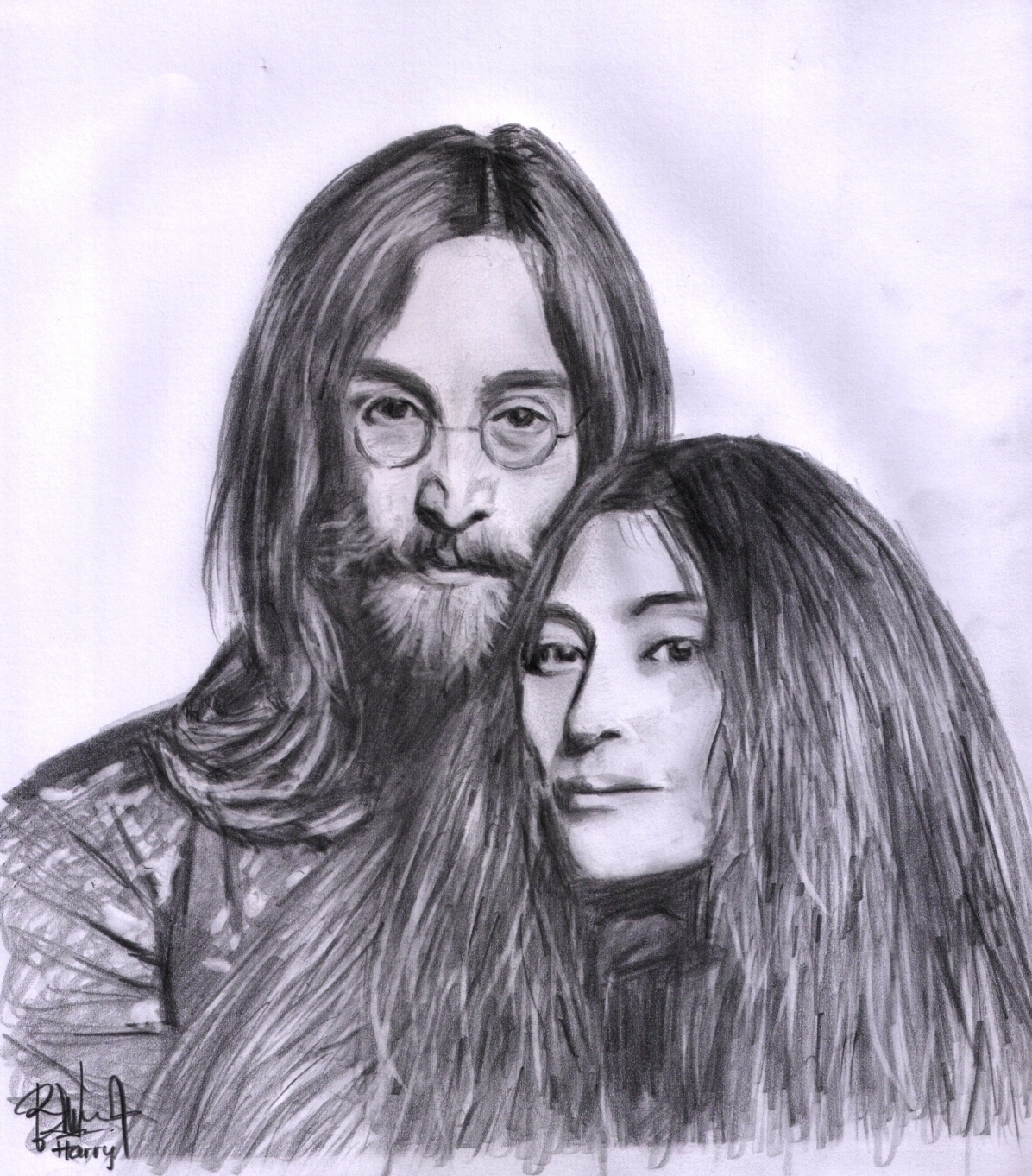 John Lennon And Yoko Ono By Romseskype On Deviantart John Lennon And Yoko Ono By Romseskype On Deviantart
