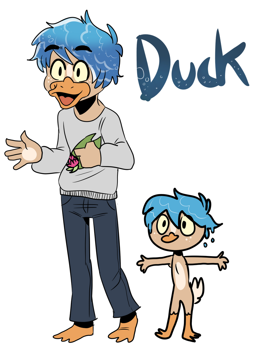 Duck fursona ref 